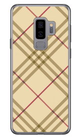 Cf LTD スタンダード スイートチェック ベージュ （クリア） Galaxy S9+ SC-03K・SCV39 docomo・au Coverfull galaxy s9+ ケース galaxy s9+ カバー ギャラクシーs9+ ケース ギャラクシーs9+ カバー sc-03k ケース sc-03k 送料無料