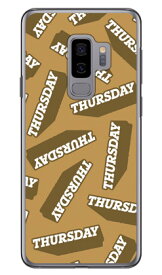 THURSDAY ブラウン （クリア） Galaxy S9+ SC-03K・SCV39 docomo・au Coverfull ハードケース galaxy s9+ ケース galaxy s9+ カバー ギャラクシーs9+ ケース ギャラクシーs9+ カバー sc-03k ケース sc-03k カバー scv39 ケース scv39 カバー 送料無料