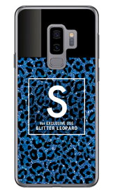 Cf LTD ヒョウ柄 ネイルボトル イニシャル S ブルー （クリア） Galaxy S9+ SC-03K・SCV39 docomo・au Coverfull galaxy s9+ ケース galaxy s9+ カバー ギャラクシーs9+ ケース ギャラクシーs9+ カバー sc-03k ケース sc-03k カバー scv39 ケース 送料無料