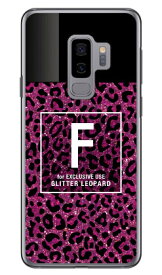 Cf LTD ヒョウ柄 ネイルボトル イニシャル F ピンク （クリア） Galaxy S9+ SC-03K・SCV39 docomo・au Coverfull galaxy s9+ ケース galaxy s9+ カバー ギャラクシーs9+ ケース ギャラクシーs9+ カバー sc-03k ケース sc-03k カバー scv39 ケース 送料無料