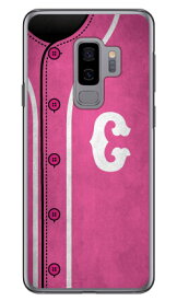 Cf LTD ベースボール イニシャル ピンク C （クリア） Galaxy S9+ SC-03K・SCV39 docomo・au Coverfull galaxy s9+ ケース galaxy s9+ カバー ギャラクシーs9+ ケース ギャラクシーs9+ カバー sc-03k ケース sc-03k カバー scv39 ケース 送料無料