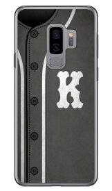 Cf LTD ベースボール イニシャル グレー K （クリア） Galaxy S9+ SC-03K・SCV39 docomo・au Coverfull galaxy s9+ ケース galaxy s9+ カバー ギャラクシーs9+ ケース ギャラクシーs9+ カバー sc-03k ケース sc-03k カバー scv39 ケース 送料無料