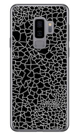 CRACK ブラック （クリア） Galaxy S9+ SC-03K・SCV39 docomo・au SECOND SKIN ハードケース galaxy s9+ ケース galaxy s9+ カバー ギャラクシーs9+ ケース ギャラクシーs9+ カバー sc-03k ケース sc-03k カバー scv39 ケース scv39 カバー 送料無料