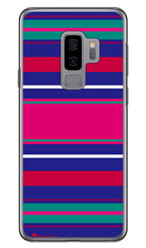 Moisture Stripe ブルー （クリア） design by Moisture Galaxy S9+ SC-03K・SCV39 docomo・au SECOND SKIN galaxy s9+ ケース galaxy s9+ カバー ギャラクシーs9+ ケース ギャラクシーs9+ カバー sc-03k ケース sc-03k カバー scv39 送料無料