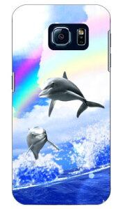 Dolphin Rainbow A design by DMF Galaxy S6 SC-05G docomo Coverfull n[hP[X sc-05g P[X sc-05g Jo[ sc-05gP[X sc-05g Jo[ galaxy s6 P[X galaxy s6 Jo[ MNV[s6 P[X MNV[s6 Jo[ 