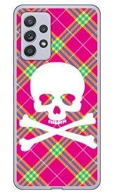 スカルパンク ピンク （クリア） Galaxy A52 5G SC-53B docomo SECOND SKIN スマホケース ハードケース sc53b ケース sc53b カバー galaxy a52 5g sc-53b ケース galaxy a52 5g sc-53b カバー galaxy a52 5g ケース galaxy a52 5g カバー 送料無料