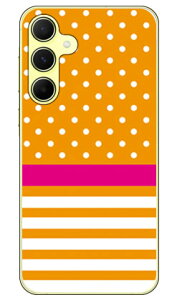 �h�b�g �{�[�_�[ �I�����W (�N���A) Galaxy A55 5G SC-53E SCG27 SECOND SKIN �{�� �ی� �n�[�h�P�[�X �X�}�z�J�o�[�@��������