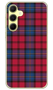 �`�F�b�N ���b�h×�u���[ (�N���A) Galaxy A55 5G SC-53E SCG27 SECOND SKIN �{�� �ی� �n�[�h�P�[�X �X�}�z�J�o�[�@��������