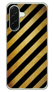 Cf LTD �u���b�N×�S�[���h�R���N�V�����V���[�Y �X�g���C�vA (�N���A) Galaxy A36 5G SC-54F SM-A366Q Coverfull �{�� �ی� �n�[�h�P�[�X �X�}�z�J�o�[�@��������
