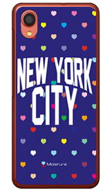 NYC マルチハートドットネイビー （クリア） design by Moisture Galaxy A22 5G SC-56B docomo SECOND SKIN セカンドスキン 平面 galaxy a22 sc-56b ケース galaxy a22 sc-56b カバー galaxy a22 ケース galaxy a22 カバー ギャラクシーエー22ケース 送料無料