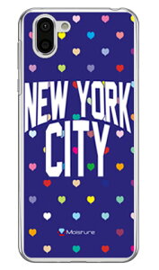 NYC �}���`�n�[�g�h�b�g�l�C�r�[ �i�N���A�j design by Moisture AQUOS R2 SH-03K�ESHV42�E706SH docomo�Eau�ESoftBank SECOND SKIN aquos r sh-03k shv42 706sh �P�[�X aquos r sh-03k shv42 706sh �J�o�[ sh-03k shv42 ��������