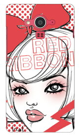 池田ハル 「Red ribbon」 AQUOS EVER SH-04G docomo SECOND SKIN スマホケース ハードケース sh-04g ケース sh-04g カバー sh04g ケース sh04g カバー aquos zeta sh-04g ケース aquos zeta sh-04g カバー アクオスフォン ケース sh04g 送料無料