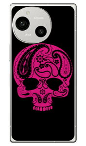 Paisley skull �u���b�N AQUOS R9 SH-51E A401SH SH-M28 (�\�t�gTPU) SECOND SKIN �P�[�X �J�o�[ �X�}�z�P�[�X �������� �ϏՌ� �v�����g �ی� �Ռ��z��