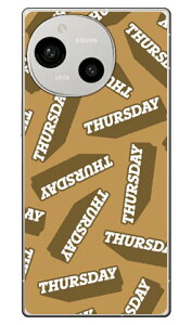 THURSDAY �u���E�� (�N���A) AQUOS R9 SH-51E A401SH SH-M28 Coverfull �{�� �ی� �n�[�h�P�[�X �X�}�z�J�o�[�@��������