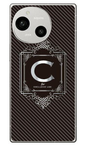 Cf LTD ���O�W���A���[�C�j�V���� C �V���o�[�O���[ (�N���A) AQUOS R9 SH-51E A401SH SH-M28 Coverfull �{�� �ی� �n�[�h�P�[�X �X�}�z�J�o�[�@��������