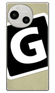Cf LTD �L�����v �C�j�V���� �x�[�W��×�u���b�N G (�N���A) AQUOS R9 SH-51E A401SH SH-M28 Coverfull �{�� �ی� �n�[�h�P�[�X �X�}�z�J�o�[�@��������
