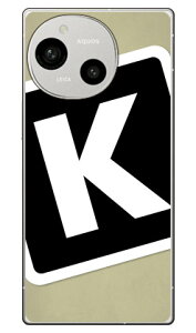 Cf LTD �L�����v �C�j�V���� �x�[�W��×�u���b�N K (�N���A) AQUOS R9 SH-51E A401SH SH-M28 Coverfull �{�� �ی� �n�[�h�P�[�X �X�}�z�J�o�[�@��������