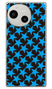 �X�^�[ TYPE2 �u���b�N×�u���[ (�N���A) AQUOS R9 SH-51E A401SH SH-M28 SECOND SKIN �{�� �ی� �n�[�h�P�[�X �X�}�z�J�o�[�@��������