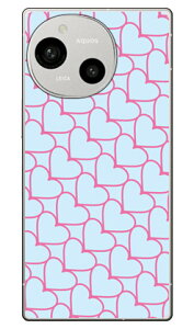 �n�[�g�X�g���C�v �T�b�N�X�u���[×�s���N (�N���A) AQUOS R9 SH-51E A401SH SH-M28 SECOND SKIN �{�� �ی� �n�[�h�P�[�X �X�}�z�J�o�[�@��������