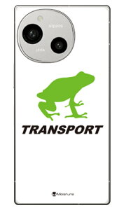 TRANSPORT FROG �z���C�g×�u���b�N (�N���A) design by Moisture AQUOS R9 SH-51E A401SH SH-M28 SECOND SKIN �{�� �ی� �n�[�h�P�[�X �X�}�z�J�o�[�@��������