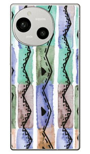 �E�F�[�r���O �o���h �p�^�[�� (�N���A) AQUOS R9 SH-51E A401SH SH-M28 Coverfull �{�� �ی� �n�[�h�P�[�X �X�}�z�J�o�[�@��������