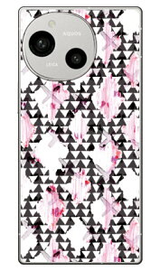 �g���C�A���O�� �N���b�V���O (�N���A) AQUOS R9 SH-51E A401SH SH-M28 Coverfull �{�� �ی� �n�[�h�P�[�X �X�}�z�J�o�[�@��������