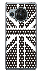Cross dot union jack �u���b�N AQUOS R8 SH-52D SH-R80 (�\�t�gTPU) SECOND SKIN �P�[�X �J�o�[ �X�}�z�P�[�X �������� �ϏՌ� �v�����g �ی� �Ռ��z��