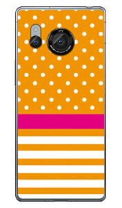 �h�b�g �{�[�_�[ �I�����W (�N���A) AQUOS R8 SH-52D SH-R80 SECOND SKIN �{�� �ی� �n�[�h�P�[�X �X�}�z�J�o�[�@��������