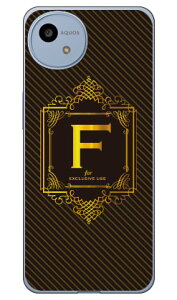 Cf LTD ���O�W���A���[�C�j�V���� F �S�[���h�C�G���[ (�N���A) AQUOS wish4 SH-52E SHG13 A402SH A403SH SH-M27 Coverfull �{�� �ی� �n�[�h�P�[�X �X�}�z�J�o�[�@��������