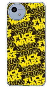 Cf LTD FUCKWARS �p�^�[�� �C�G���[ (�N���A) AQUOS wish4 SH-52E SHG13 A402SH A403SH SH-M27 Coverfull �{�� �ی� �n�[�h�P�[�X �X�}�z�J�o�[�@��������