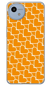�n�[�g�X�g���C�v �I�����W×�z���C�g (�N���A) AQUOS wish4 SH-52E SHG13 A402SH A403SH SH-M27 SECOND SKIN �{�� �ی� �n�[�h�P�[�X �X�}�z�J�o�[�@��������