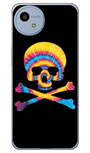 Psychedelic skull �u���[×�C�G���[ (�N���A) design by ROTM AQUOS wish4 SH-52E SHG13 A402SH A403SH SH-M27 SECOND SKIN �{�� �ی� �n�[�h�P�[�X �X�}�z�J�o�[�@��������