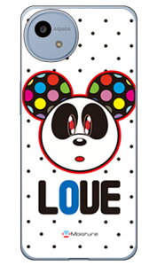 Love Panda �u���b�N�h�b�g (�N���A) design by Moisture AQUOS wish4 SH-52E SHG13 A402SH A403SH SH-M27 SECOND SKIN �{�� �ی� �n�[�h�P�[�X �X�}�z�J�o�[�@��������