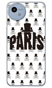 Code�GC �uPARIS�v �z���C�g (�N���A) AQUOS wish4 SH-52E SHG13 A402SH A403SH SH-M27 SECOND SKIN �{�� �ی� �n�[�h�P�[�X �X�}�z�J�o�[�@��������