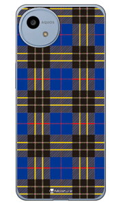 Tartan check �u���[ (�N���A) design by Moisture AQUOS wish4 SH-52E SHG13 A402SH A403SH SH-M27 SECOND SKIN �{�� �ی� �n�[�h�P�[�X �X�}�z�J�o�[�@��������