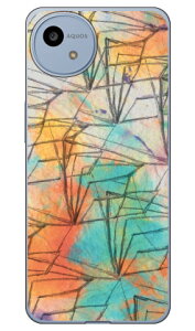�J���C�h �p�^�[�� (�N���A) AQUOS wish4 SH-52E SHG13 A402SH A403SH SH-M27 Coverfull �{�� �ی� �n�[�h�P�[�X �X�}�z�J�o�[�@��������