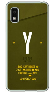 Cf LTD �~���^���[ �C�j�V���� �A���t�@�x�b�g Y �J�[�L (�N���A) AQUOS wish3 SH-53D A302SH A303SH SH-M25 Coverfull �{�� �ی� �n�[�h�P�[�X �X�}�z�J�o�[�@��������