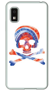 Psychedelic skull �u���[×���b�h (�N���A) design by ROTM AQUOS wish3 SH-53D A302SH A303SH SH-M25 SECOND SKIN �{�� �ی� �n�[�h�P�[�X �X�}�z�J�o�[�@��������