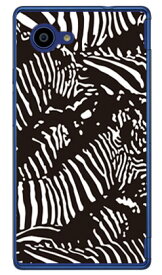 Zebra camo ブラック （クリア） design by ROTM Disney Mobile on docomo DM-01H docomo SECOND SKIN dm－01h ケース dm－01h カバー dm01h ケース dm01h カバー dm 01h ケース dm 01h カバー モバイル スマホケース 送料無料