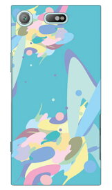 ivy 「rainbow spray」 Xperia XZ1 Compact SO-02K docomo SECOND SKIN ハードケース xperia xz1 compact ケース xperia xz1 compact カバー エクスペリアxz1コンパクト ケース エクスペリアxz1コンパクト カバー so-02k ケース so-02k 送料無料