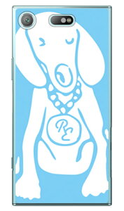 Dog �T�b�N�X�u���[×�z���C�g design by ROTM �i�N���A�j Xperia XZ1 Compact SO-02K docomo SECOND SKIN xperia xz1 compact �P�[�X xperia xz1 compact �J�o�[ �G�N�X�y���Axz1�R���p�N�g �P�[�X �G�N�X�y���Axz1�R���p�N