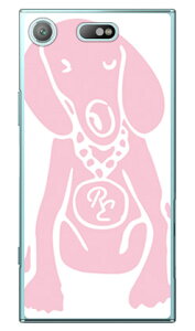 Dog �z���C�g×�s���N design by ROTM �i�N���A�j Xperia XZ1 Compact SO-02K docomo SECOND SKIN xperia xz1 compact �P�[�X xperia xz1 compact �J�o�[ �G�N�X�y���Axz1�R���p�N�g �P�[�X �G�N�X�y���Axz1�R���p�N�g �J�o�[ 