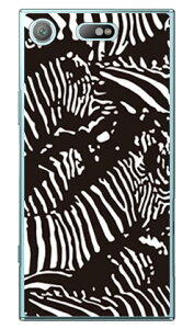 Zebra camo �u���b�N �i�N���A�j design by ROTM Xperia XZ1 Compact SO-02K docomo SECOND SKIN xperia xz1 compact �P�[�X xperia xz1 compact �J�o�[ �G�N�X�y���Axz1�R���p�N�g �P�[�X �G�N�X�y���Axz1�R���p�N�g �J�o�[ so-0