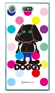 Doggy �}���`�J���[�h�b�g �i�N���A�j design by Moisture Xperia XZ1 Compact SO-02K docomo SECOND SKIN xperia xz1 compact �P�[�X xperia xz1 compact �J�o�[ �G�N�X�y���Axz1�R���p�N�g �P�[�X �G�N�X�y���Axz1�R���p�N�g 
