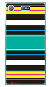 Moisture Stripe �u���b�N �i�N���A�j design by Moisture Xperia XZ1 Compact SO-02K docomo SECOND SKIN xperia xz1 compact �P�[�X xperia xz1 compact �J�o�[ �G�N�X�y���Axz1�R���p�N�g �P�[�X �G�N�X�y���Axz1�R���p�N�g ��