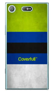 Cf LTD KICKS�R���N�V�����V���[�Y #3 �O���[��×�u���[ �i�N���A�j Xperia XZ1 Compact SO-02K docomo Coverfull xperia xz1 compact �P�[�X xperia xz1 compact �J�o�[ �G�N�X�y���Axz1�R���p�N�g �P�[�X ��������