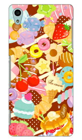 Milk's Design しらくらゆりこ 「Sweet time」 Xperia Z4 SO-03G docomo Coverfull so-03g ケース so-03g カバー so03g ケース so03g カバー xperia z4 ケース xperia z4 カバー エクスペリアz4 ケース エクスペリアz4 カバー ソニー 送料無料