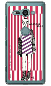 �r�c�n�� �u�A�i�U�[�K�[���E�X�g���C�v�E�p�[�}�l���g���b�h�v �i�N���A�j Xperia XZ2 Compact SO-05K docomo SECOND SKIN xperia xz2 compact �P�[�X xperia xz2 compact �J�o�[ so-05k �P�[�X so-05k �J�o�[ so05k �P�[