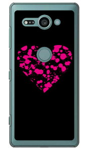 �h���b�v�n�[�g �u���b�N �i�N���A�j Xperia XZ2 Compact SO-05K docomo SECOND SKIN �X�}�z�P�[�X �n�[�h�P�[�X xperia xz2 compact �P�[�X xperia xz2 compact �J�o�[ so-05k �P�[�X so-05k �J�o�[ so05k �P�[�X so05k �J�o