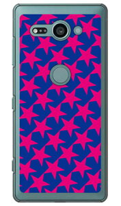 �X�^�[ TYPE2 �u���[×�s���N �i�N���A�j Xperia XZ2 Compact SO-05K docomo SECOND SKIN �X�}�z�P�[�X �n�[�h�P�[�X xperia xz2 compact �P�[�X xperia xz2 compact �J�o�[ so-05k �P�[�X so-05k �J�o�[ so05k �P�[�X so05k �J�o